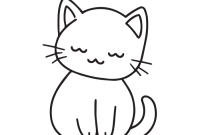 10+ cute drawing kitty tutorials to make your cat drawings adorable