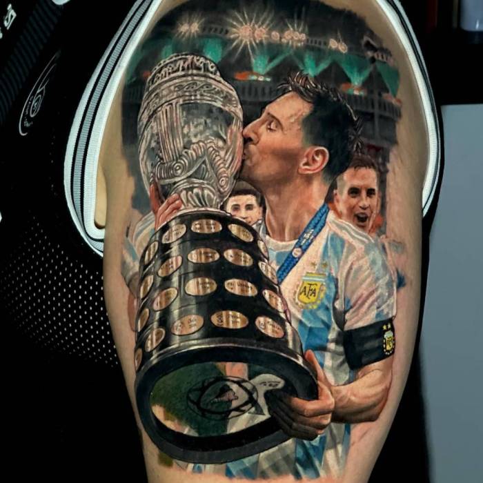 Messi lionel tattoo sleeve tattoos 2015 year inspirationseek