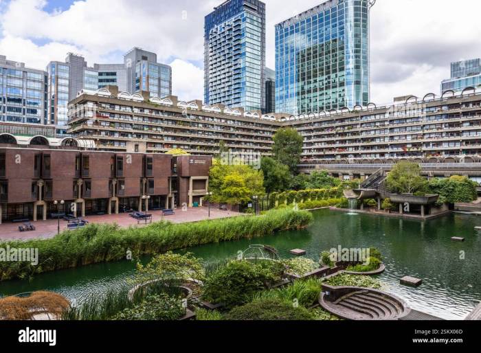 London Barbican Centre. Unique Brutalist Architecture with Green Urban ... London Barbican Centre. Unique Brutalist Architecture with Green Urban ...